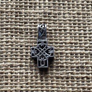 Silpada Filigree Sterling Cross Pendant